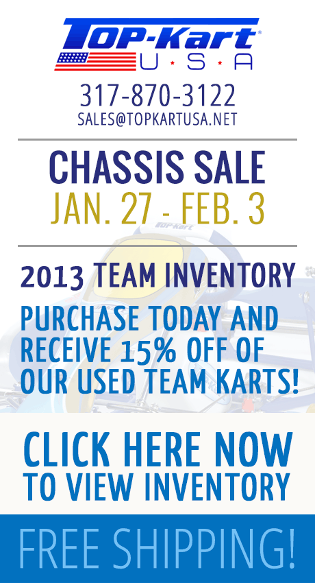 Top Kart USA - February Team Chassis Sale